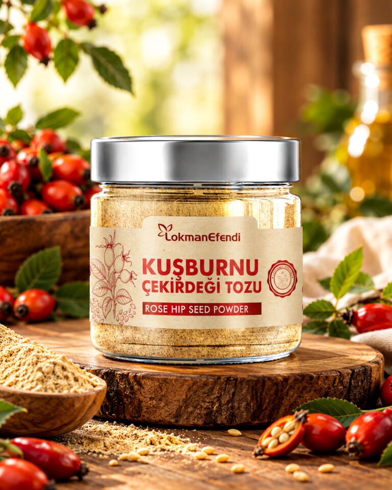 LOKMAN EFENDİ KUŞBURNU ÇEKİRDEĞİ TOZU 110 G