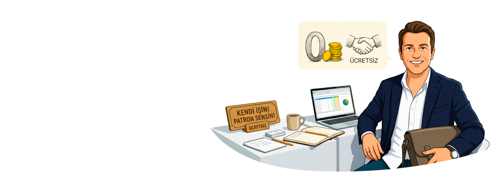KENDİ İŞİNİN PATRONU OL!<br><strong>FRANCHISING BEDELİ YOK!</strong><br>CİRO PRİMİ YOK!